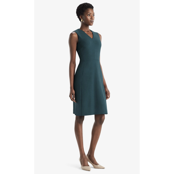 MM Lafleur Dresses & Skirts - MM Lafleur Annie A-Line Dress Pacific Blue